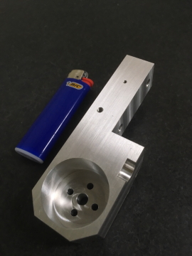 精密機器部品加工アルミ22
